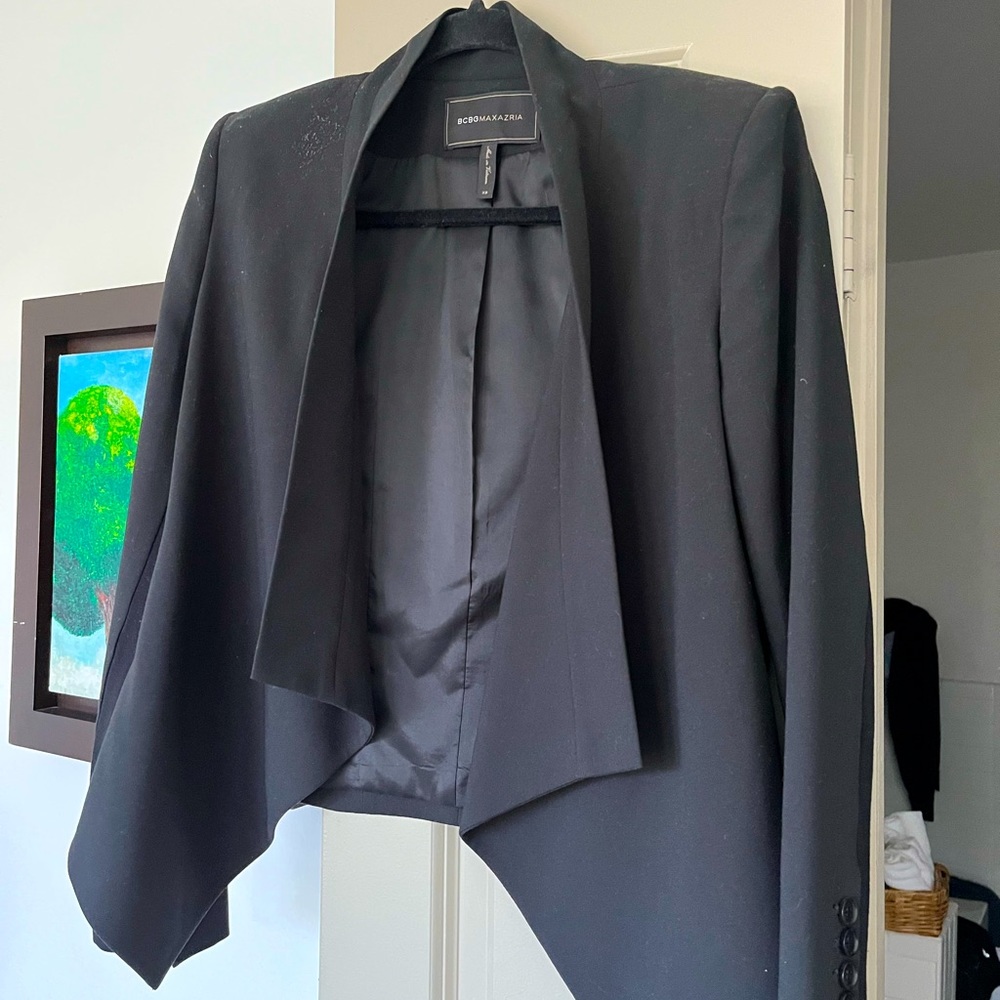 BCBG black blazer